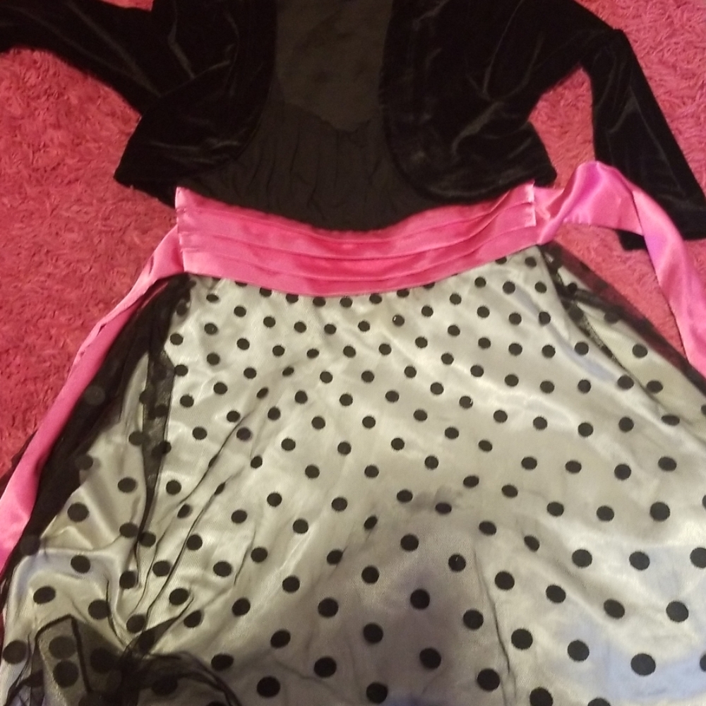 Girls pokadot dress